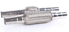Reinforced heavy cuffs on a 10 inch extended 1 3/4" flex coupling