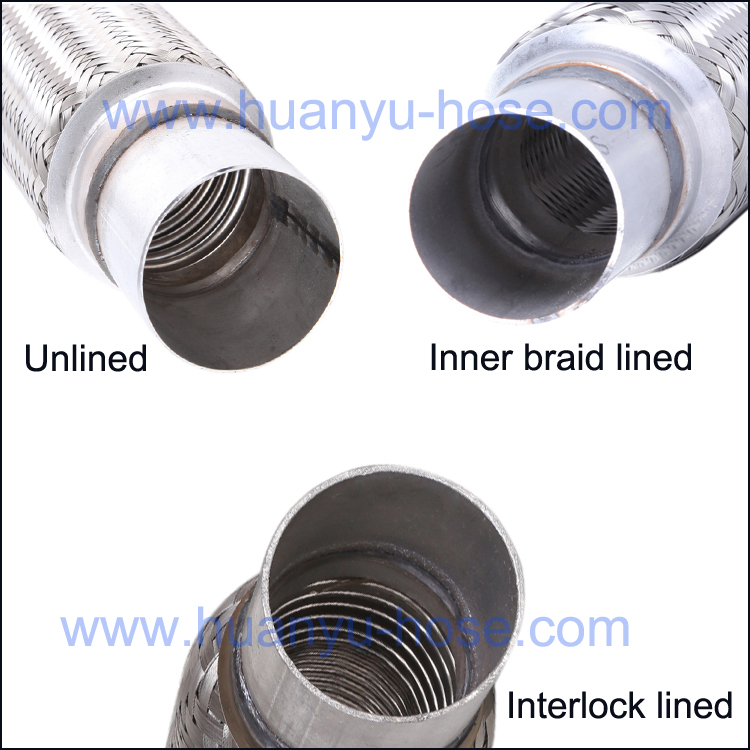 Small Engine Stainless Steel Flexible Exhaust Pipe Supplier
