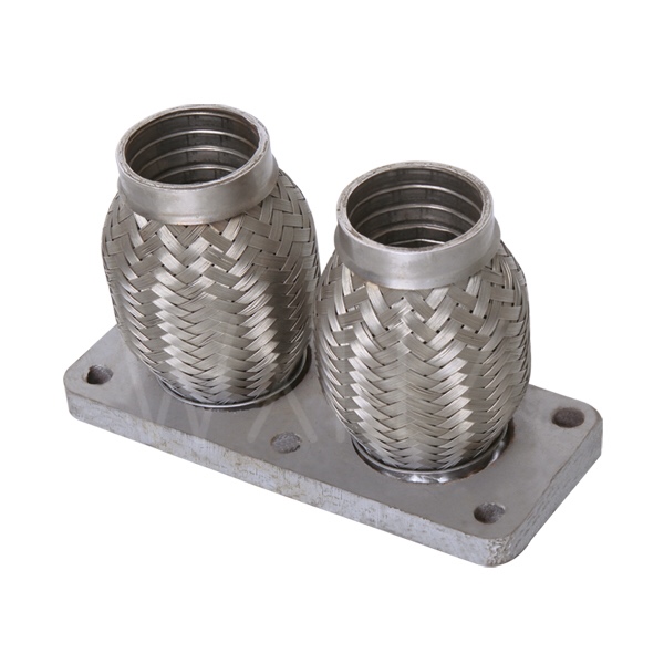 Small Engine Stainless Steel Flexible Exhaust Pipe with Flange from