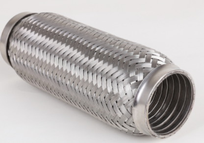 How to clean and install the stainless steel exhaust flex bending tube?