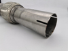 Trumpet-shape-exhaust-flexible-pipe-with-extension-Notched-tube