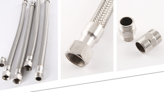 Corrugated Braided Flexible Hose Applicable To Oil And Steam